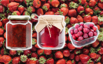 Tipy ako spracovať a uskladniť jahody